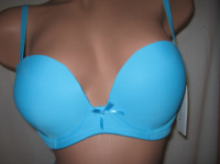 Бюстгальтер Lemila чашка С анжеліка push up просиликонена спинка бірюзовий