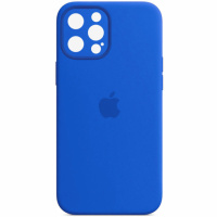 Чохол Silicone Case Full Camera Protective (AA) для Apple iPhone 14 Pro Max (6.7«), Синій / Capri Blue - купити в SmartEra.ua