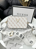 Сумочка Guess кросс-боді білий+білий