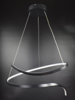 Люстра потолочная LED SG4-600-bk Черный 40-200х60х60 см.