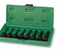 S06A408S Набор торцевых головок ударных TORX 1/2«DR, T30-T80, 8 шт.