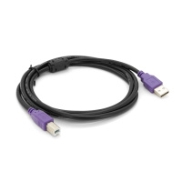 Кабель USB 2.0 Ritar AM/BM, 1.5m, 1 феррит, Black, Q300