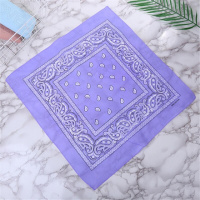 Бандана с узором Классик 10393 55х55 см лиловый