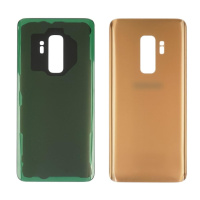 Заднее стекло корпуса для Samsung G965F Galaxy S9 Plus Gold (золотистое)