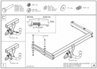 Тягово-сцепное устройство (фаркоп) Audi A5 (2007-2016)