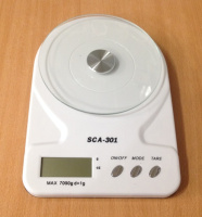 Весы кухонные электронные SCA-301, 7 кг