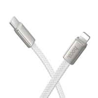 Кабель HOCO X125 Exceso PD30W charging data cable iP White (6942007671675)