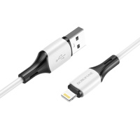 Кабель Borofone BX79 USB to Lightning 1m white