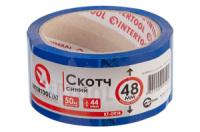Скотч Intertool 48мм x 50м x 44мкм синий (KT-0914)