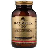Вітаміни B-комплекс, B-Complex «100», Solgar, 100 вегетаріанських капсул