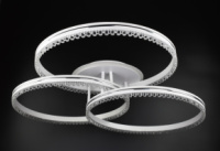 Люстра потолочная LED с пультом A55063/3A-RGB-wh-ch Белый 17х81х81 см.