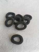 Резинка махровая/ 2 см/ черный/ Цена за 1 шт