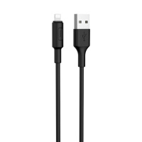 Кабель Hoco X25 USB to Lightning 1m black