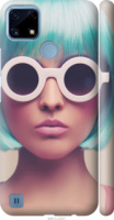 Чехол на Realme • Синеволосая девушка в очках 4061m-2375