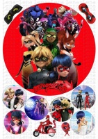 Вафельные картинки на тему: Леди Баг