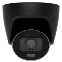 8 Mp IP вариофокальная видеокамера с гибридной подсветкой Ajax TurretCam HLVF (8 Mp) Black (2.8-12 мм)