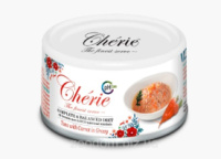Вологий корм Cherie Urinary Care для котів зі шматочками тунця та моркви в cоусі 0.08 кг.