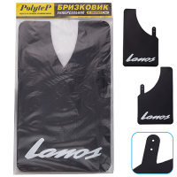 Брызговики «Sport Master» XL 230*375  LANOS черный 2шт (80175)