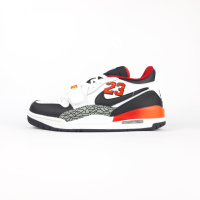 Air JORDAN LEGACY 312 LOW Білі з чорним та красним