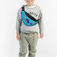 Сумка-бананка людина павук «spider man» з принтом, 32х15см, дитяча, молодіжна (00108)