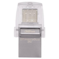 USB флеш накопитель Kingston 32GB DataTraveler microDuo 3C USB 3.1 (DTDUO3C/32GB)