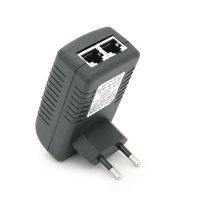 POE инжектор 12V 2A (24Вт) с портами Ethernet 10/100Мбит/с