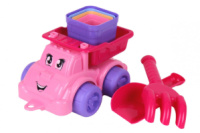 Машинка «Набор для игры с песком ТехноК» 7051TXK Розовый