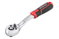 Ключ трещоточный (рукоятка с храповым механизмом) Intertool 1/4« x 72T Storm (ET-8001)