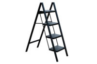 Драбина UNIVERSAL PLUS 4 сходинки x 1200мм чорна (SL-402)