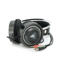 Наушники проводные с подсветкой Jedel GH-183, с микрофоном и регулировкой громкости, Black, Box