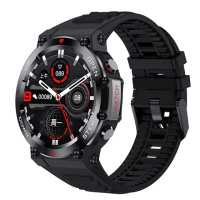 Розумний годинник Modfit Titan All Black 36 мм — Чоловічий смарт-годинник з тонометром та захистом IP67