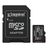 Карта пам'яті Kingston microSDXC 256GB Canvas Select Plus UHS-I R150MBs + SD-адаптер (SDCS3/256GB)