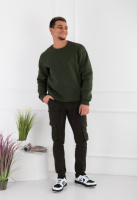 Чоловічі джинси кольору хакі