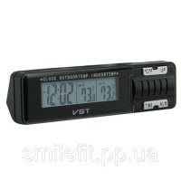 Електронний годинник-будильник VST-7065 з термометром для дому та автомобіля