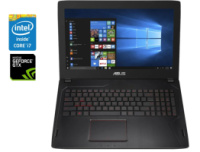 Игровой ноутбук Б-класс Asus FX502VMZ / 15.6« (1920x1080) IPS / Intel Core i7-7700HQ (4 (8) ядра по 2.8 - 3.8 GHz) / 8 GB DDR4 / 128 GB SSD + 1000...