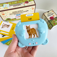 Детские развивающие карточки Монтессори для изучения английского языка / говорящие интерактивные карточки