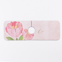 Влаговпитывающий коврик для раковины под кран из полиэстера 37,5*13 см HP-42-11P