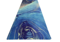 Тонкий замшевий килимок для йоги Sitara Travel Ocean Flow RAO 183×68×0.1 см