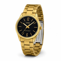 Жіночий годинник Casio LTP-V005G-1B — Класична модель у золотистому кольорі з мінеральним склом