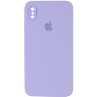 Чохол Silicone Case Square Full Camera Protective (AA) для Apple iPhone X / XS (5.8«)