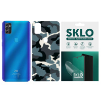 Захисна плівка SKLO Back (тил) Camo для ZTE Axon 10 Pro