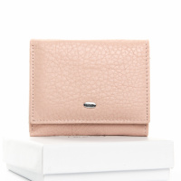 Женский компактный кожаный кошелек Dr.Bond