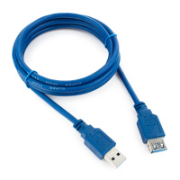 Удлинитель USB 3.0 AM/AF, 1.0m, Blue, Пакет