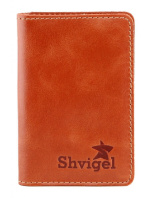 Кожаная визитница SHVIGEL 00115