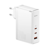 Сетевое зарядное устройство Baseus GaN5 Pro 3 порта, USB + Type-C 140W Белый (CCGP100202)