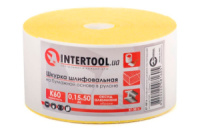 Шлифовальная шкурка Intertool 115 мм x 50 м x P60 бумага (BT-0816)