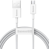 Кабель заряджання для телефону, планшета Baseus Superior Series Fast Charging MicroUSB Cable 2A (2m) (CAMYS-A) Білий - купити в SmartEra.ua