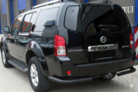 Задняя дуга AK003 Черная (нерж. сталь) для Nissan Pathfinder R51 2005-2014 гг