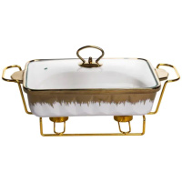 Марміт настільний прямокутний з підігрівом 35.5х19х15.5 см ML789-13