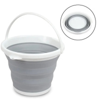 Туристичне складане відро, 5 л Cіліконове відро Сollapsible Bucket